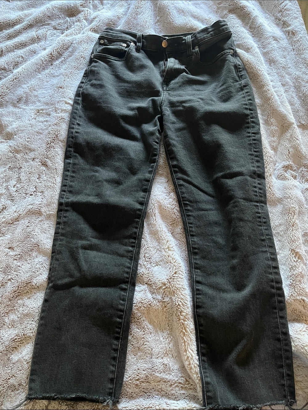 Madewell Black Boyfriend Jeans